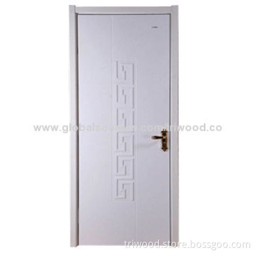 Flush Door, Timber Material, Natural Wood Veneer with Eco-friendly Paint